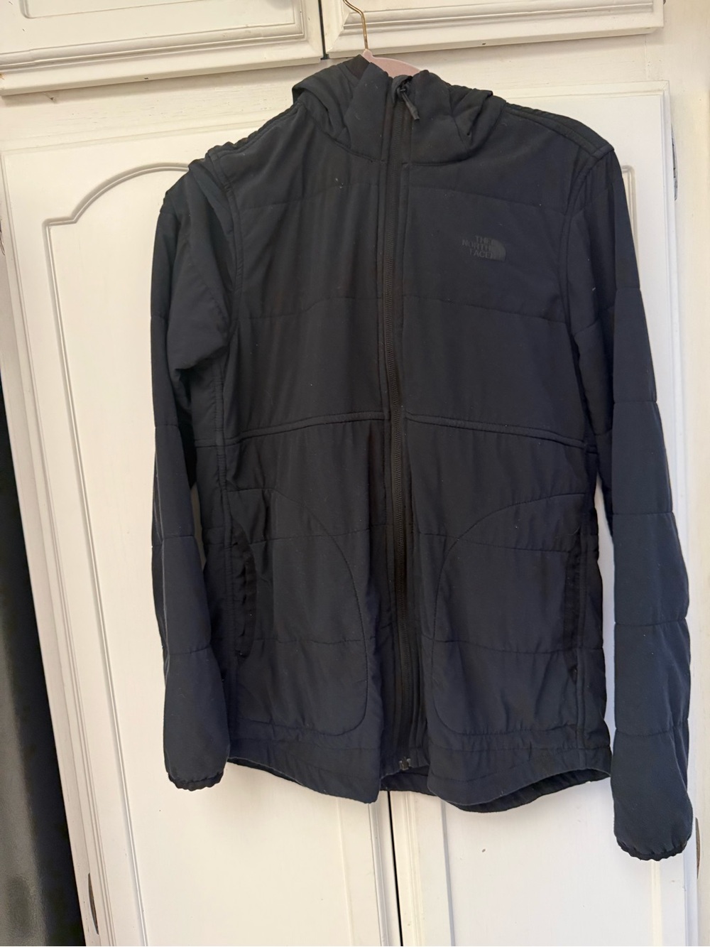 The North Face Men's Black Hooded Puffer Jacket